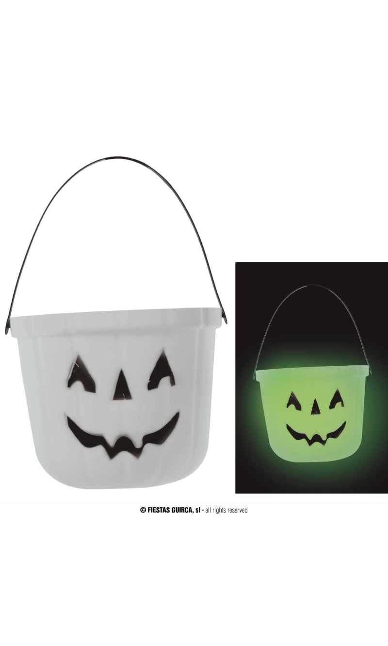 Glows In The Dark Pumpkin Bucket