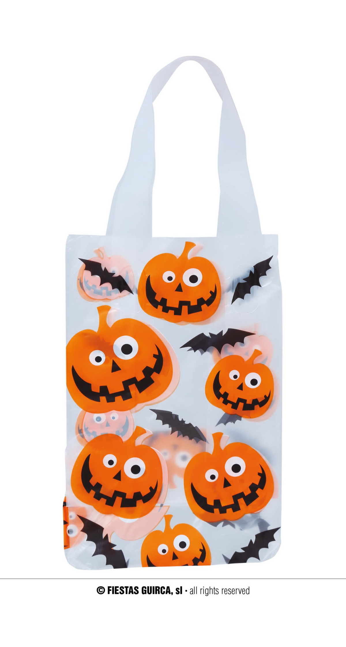 Halloween Plastic Bags (14x30cm) - 6pk
