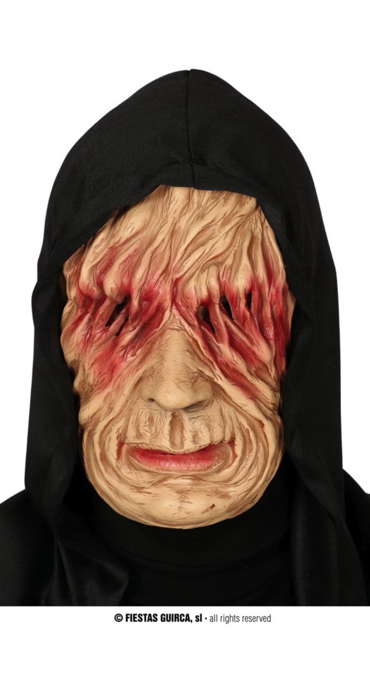 Leper (Seer) Mask With Hood - Adult One Size