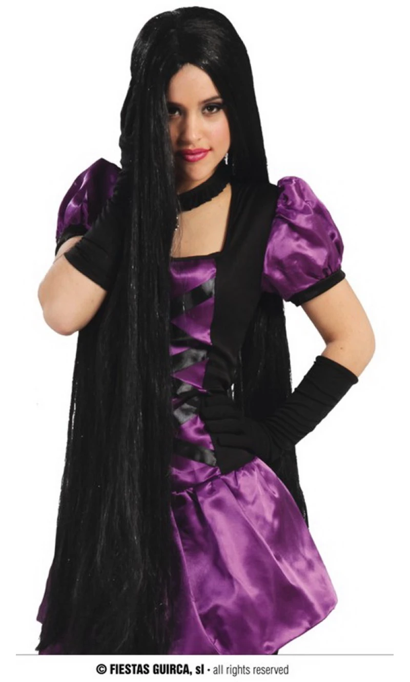 Black Wig Extra Long