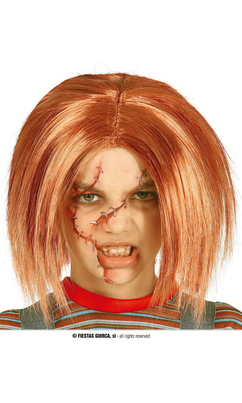 Chucky Killer Doll Wig - Child One Size