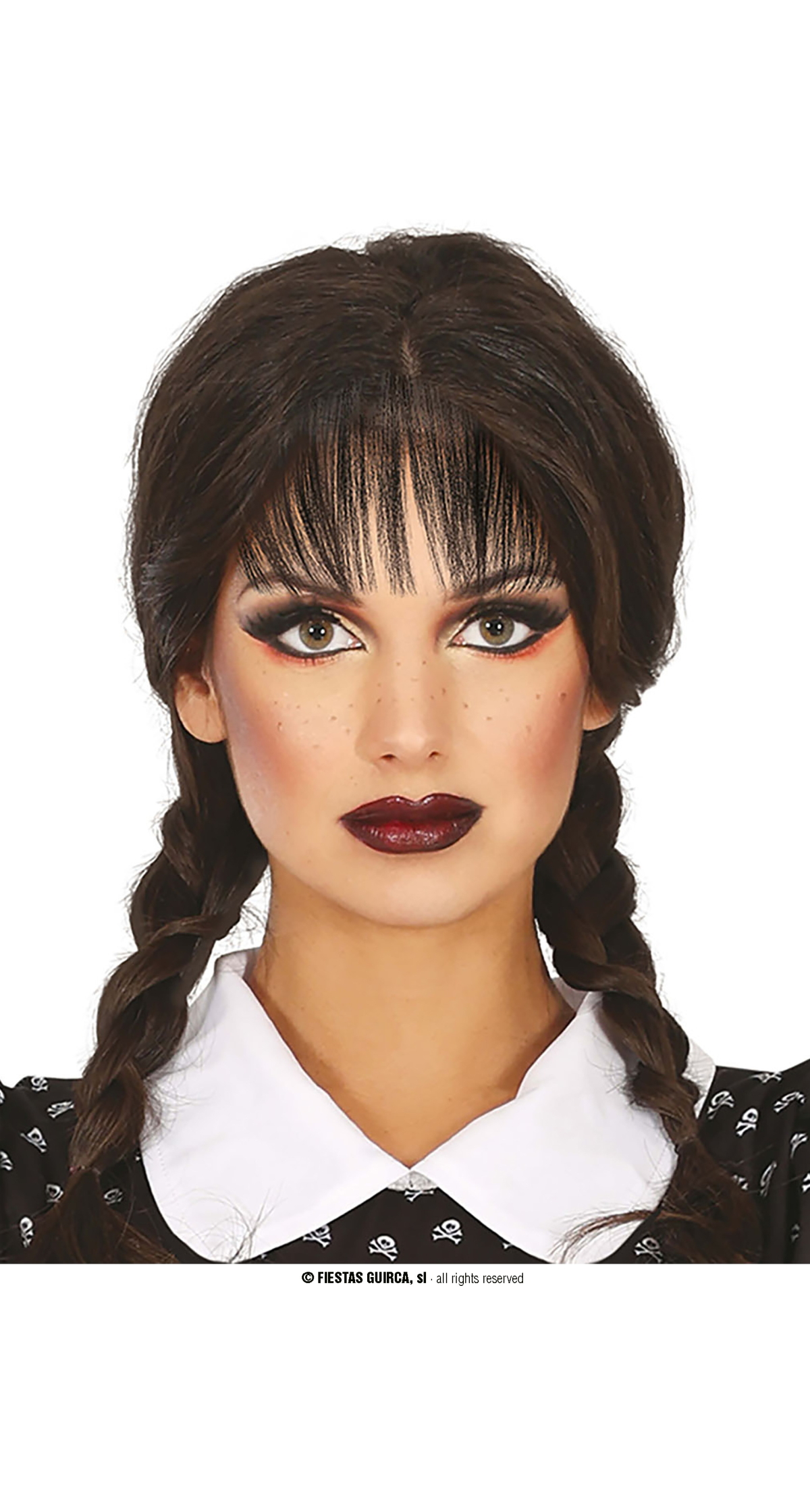 Black Wednesday Braid Wig - Adult One Size