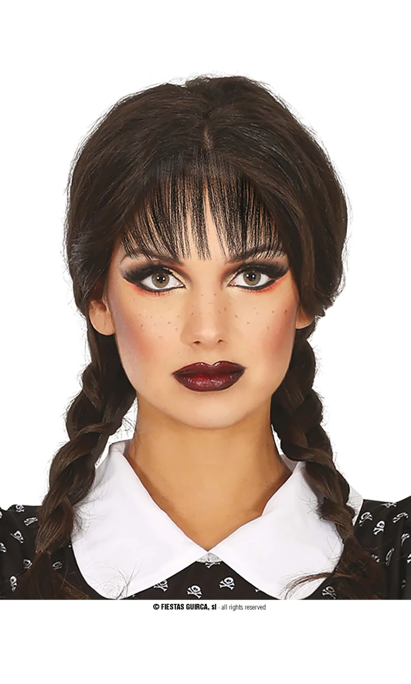 Black Wednesday Braid Wig - Adult One Size