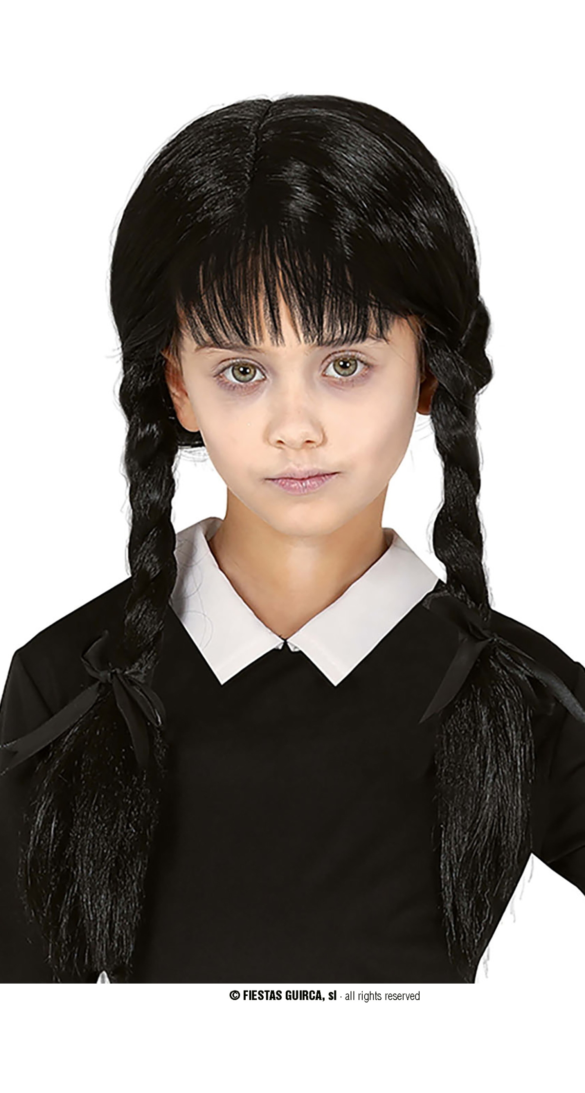 Black Wednesday Braid Wig - Child One Size