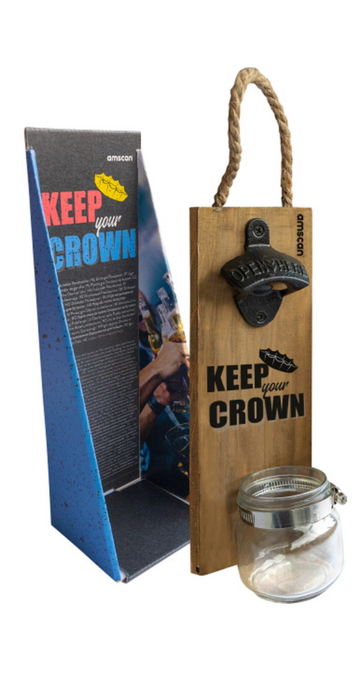 Keep Your Crown Bottle Opener with Collection Bottle