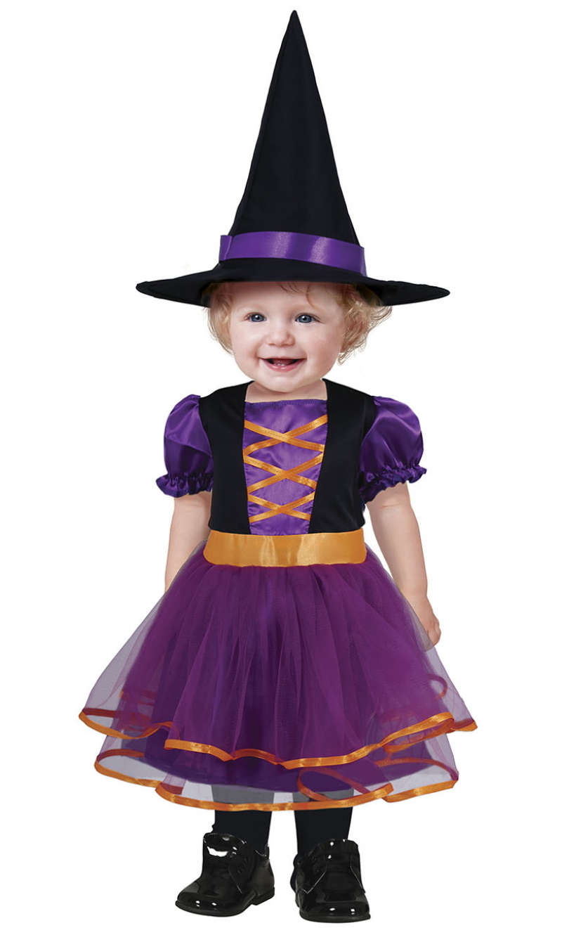 Purple Baby Witch Costume - Age 18 to 24 Months
