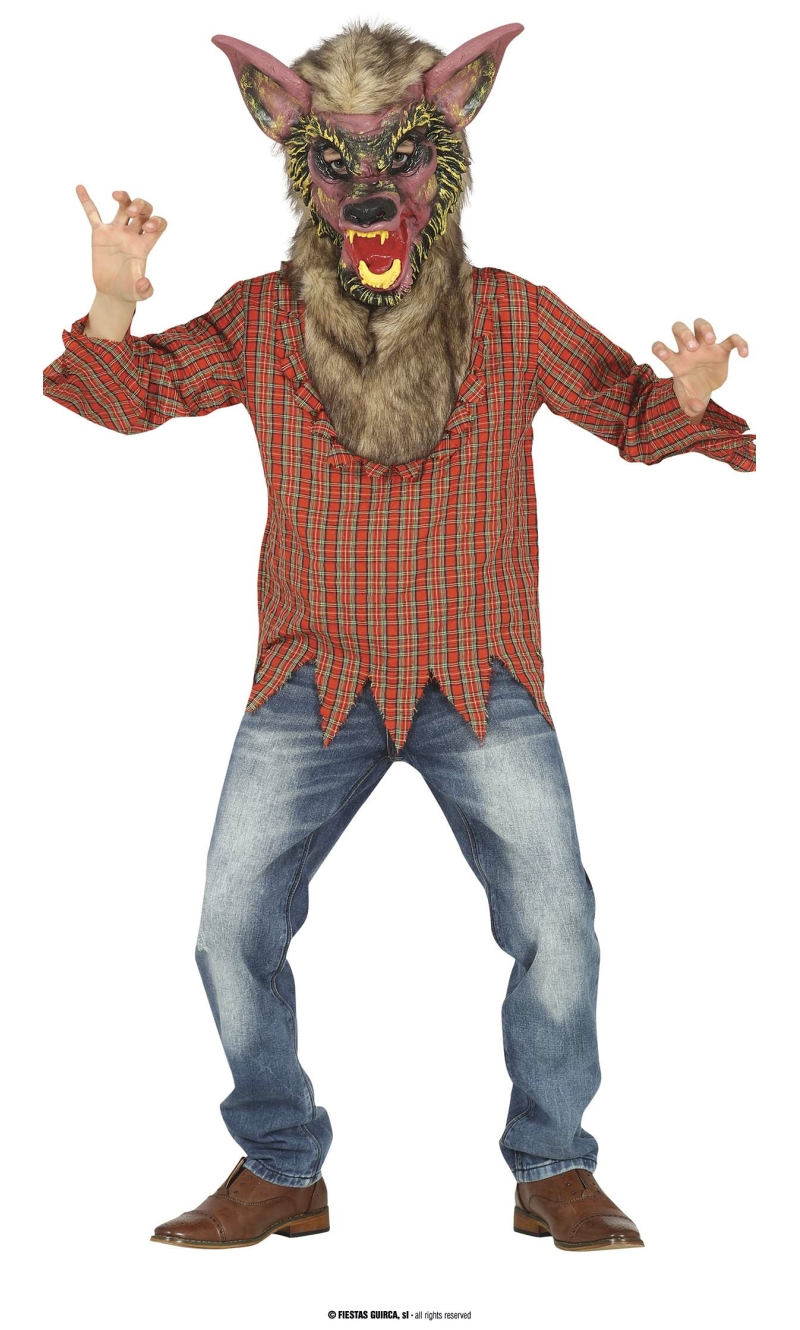 Werewolf (Wolf) Costume - Age 5 to 6 Years