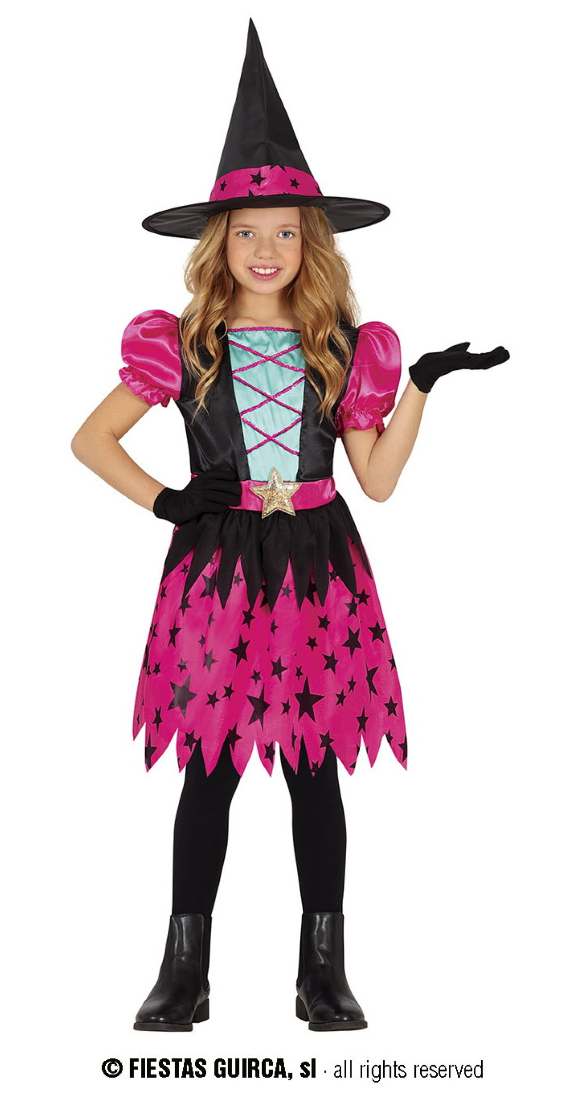 Pink Star Witch - Age 7 to 9 Years