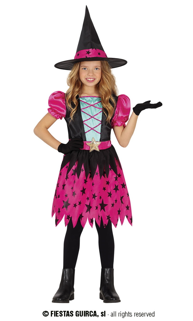 Pink Star Witch - Age 10 to 12 Years 