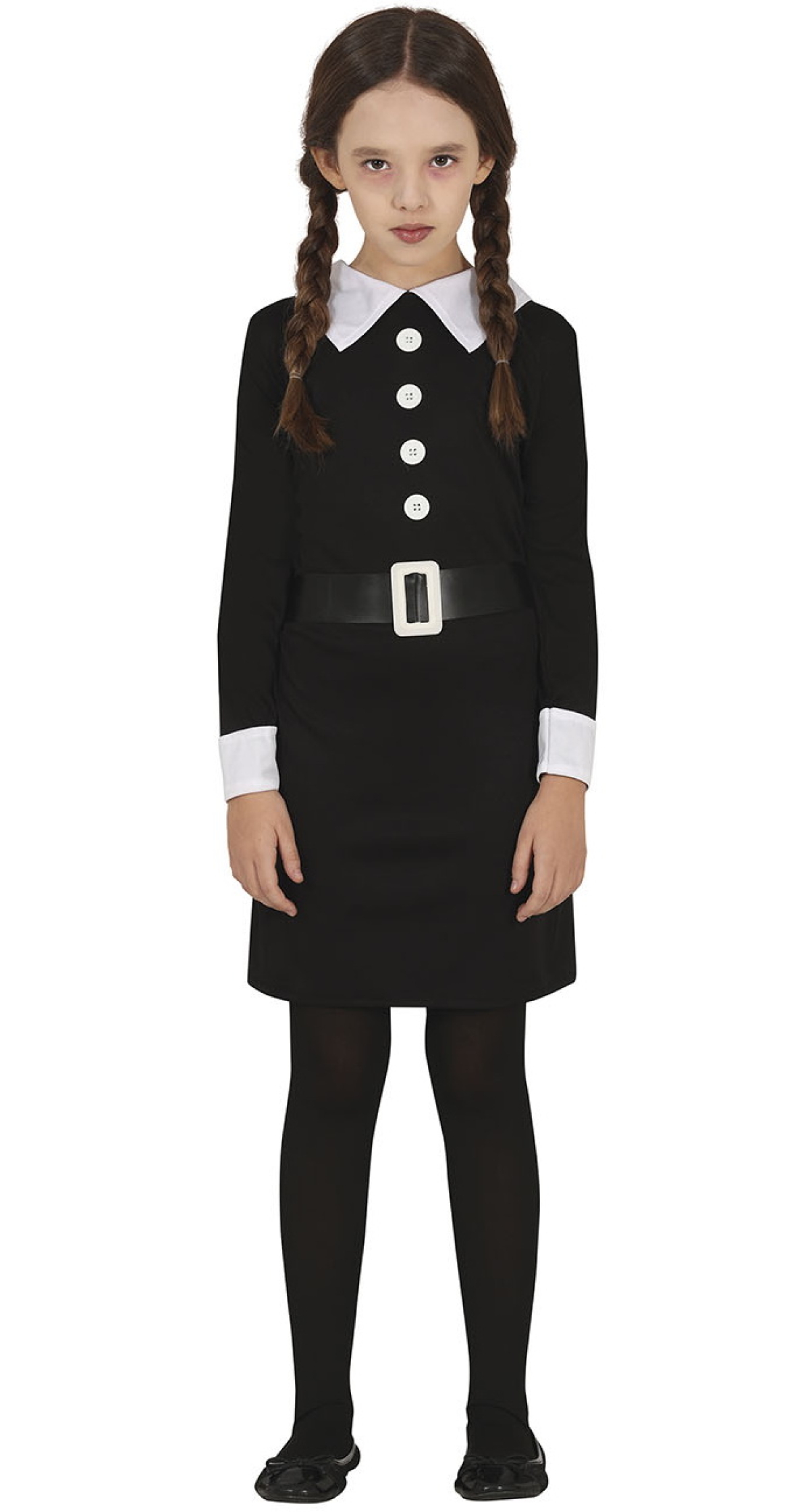 Wednesday Addams Moody Costume - Age 10 to 12 Years