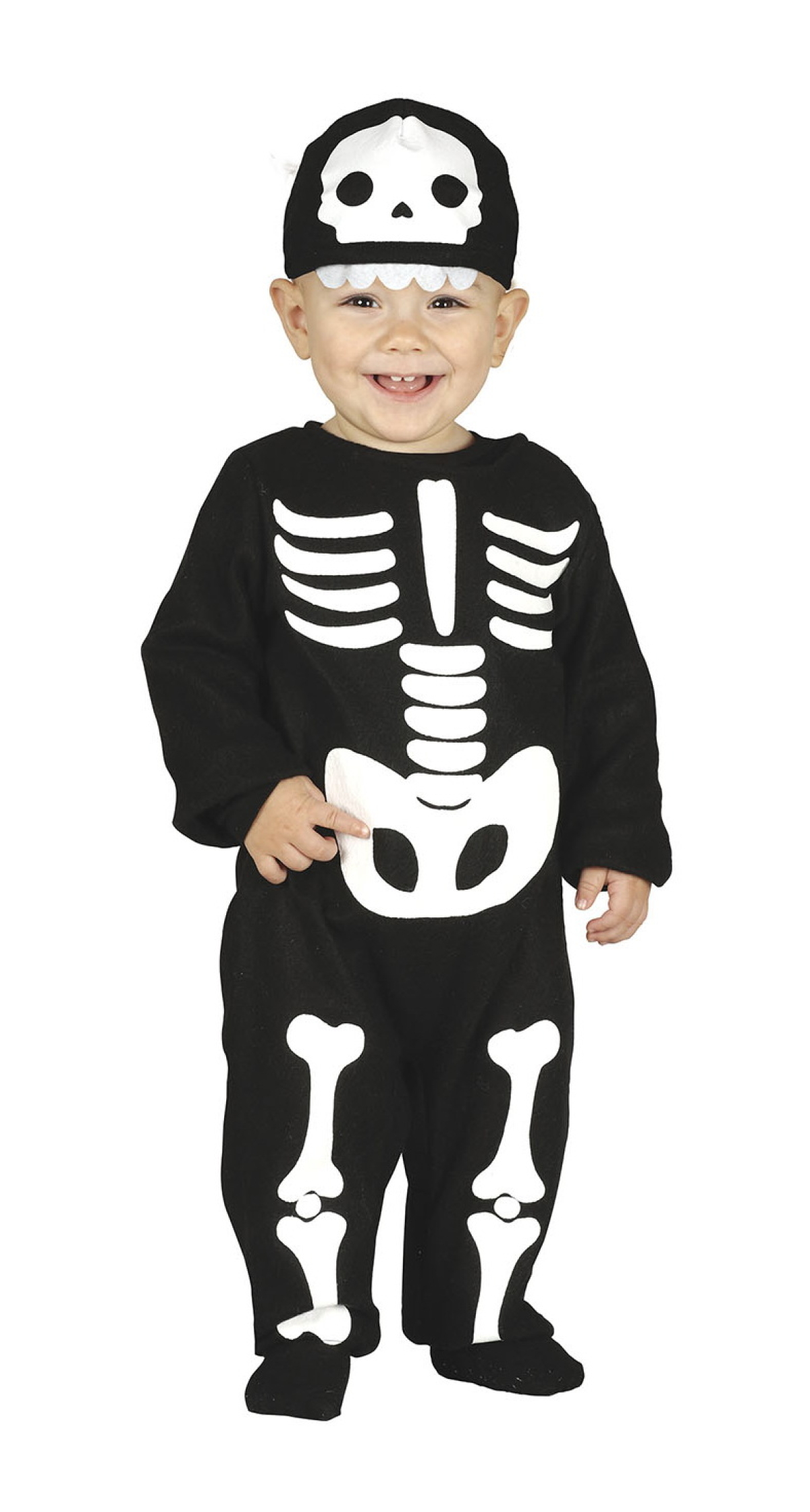 Cute Skeleton Toddler Costume - Age 2 to 3 Years