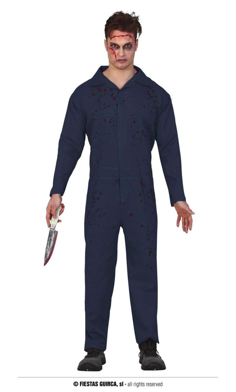 Michael Myers Boiler Suit Costume - Adult Size Medium (48-50) 