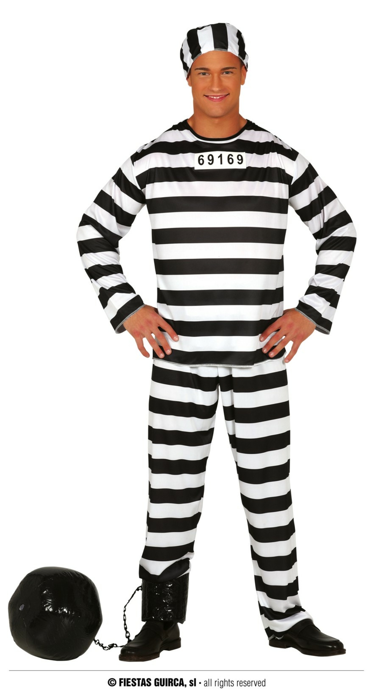 Prisoner (Presidiario) - Adult Size Medium