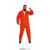 Orange Convict Prisoner Man Costume - Adult Size XL
