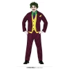 Crazy Joker Costume - Adult Size Large