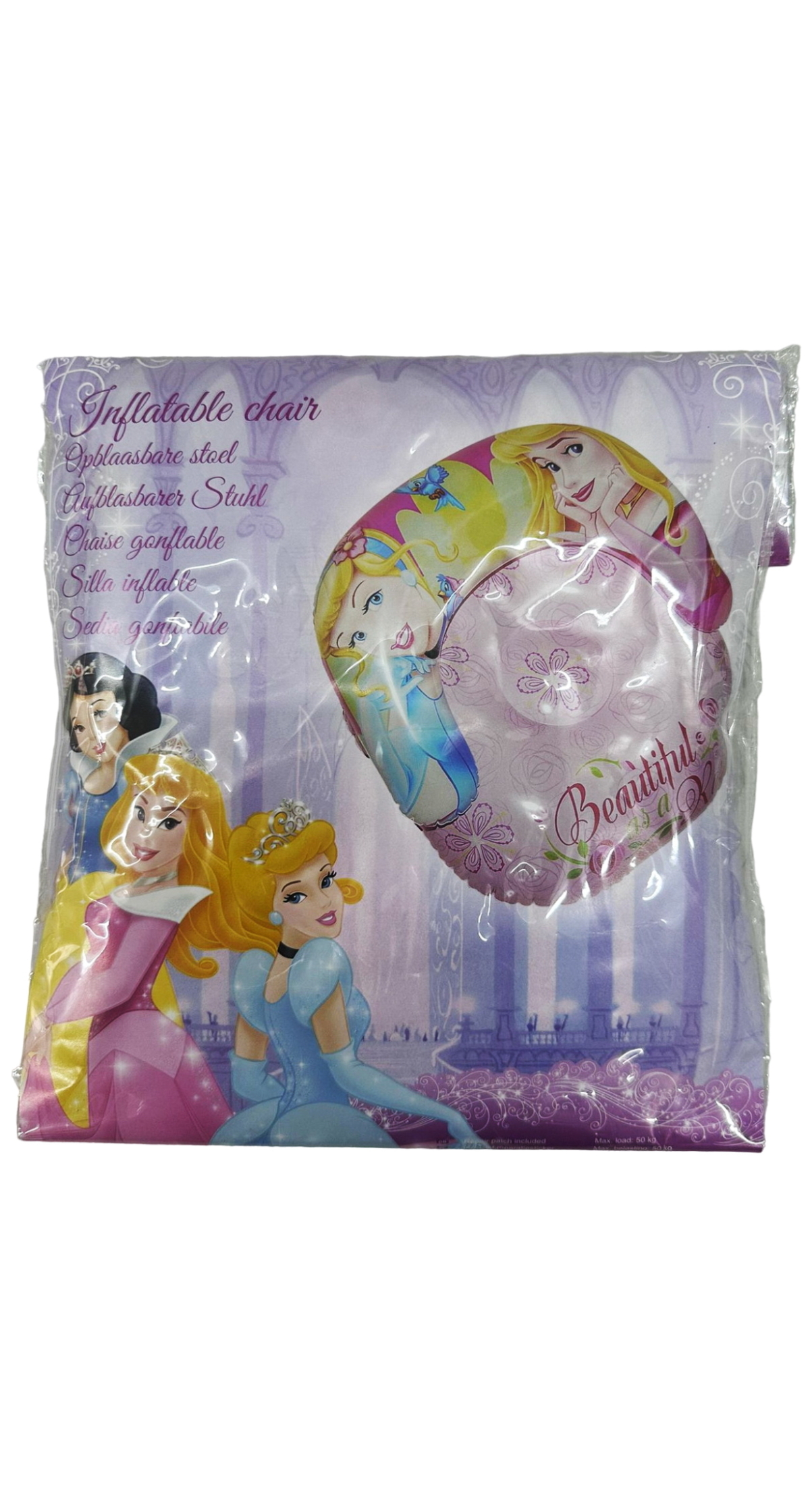 Disney (Assorted Characters) Inflatable Chair 60x40cm - For Children Up To 50kg