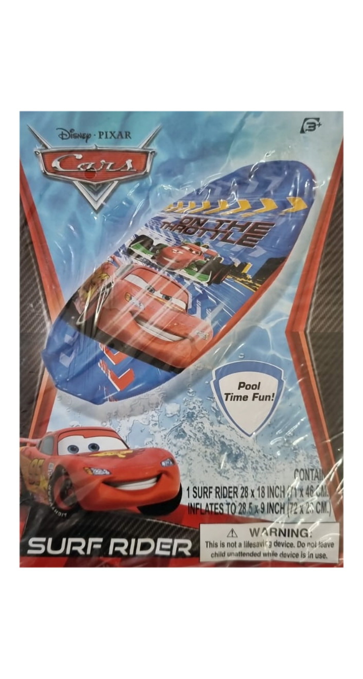 Disney Cars Surf Rider 71x46cm - For Age 3+ Years