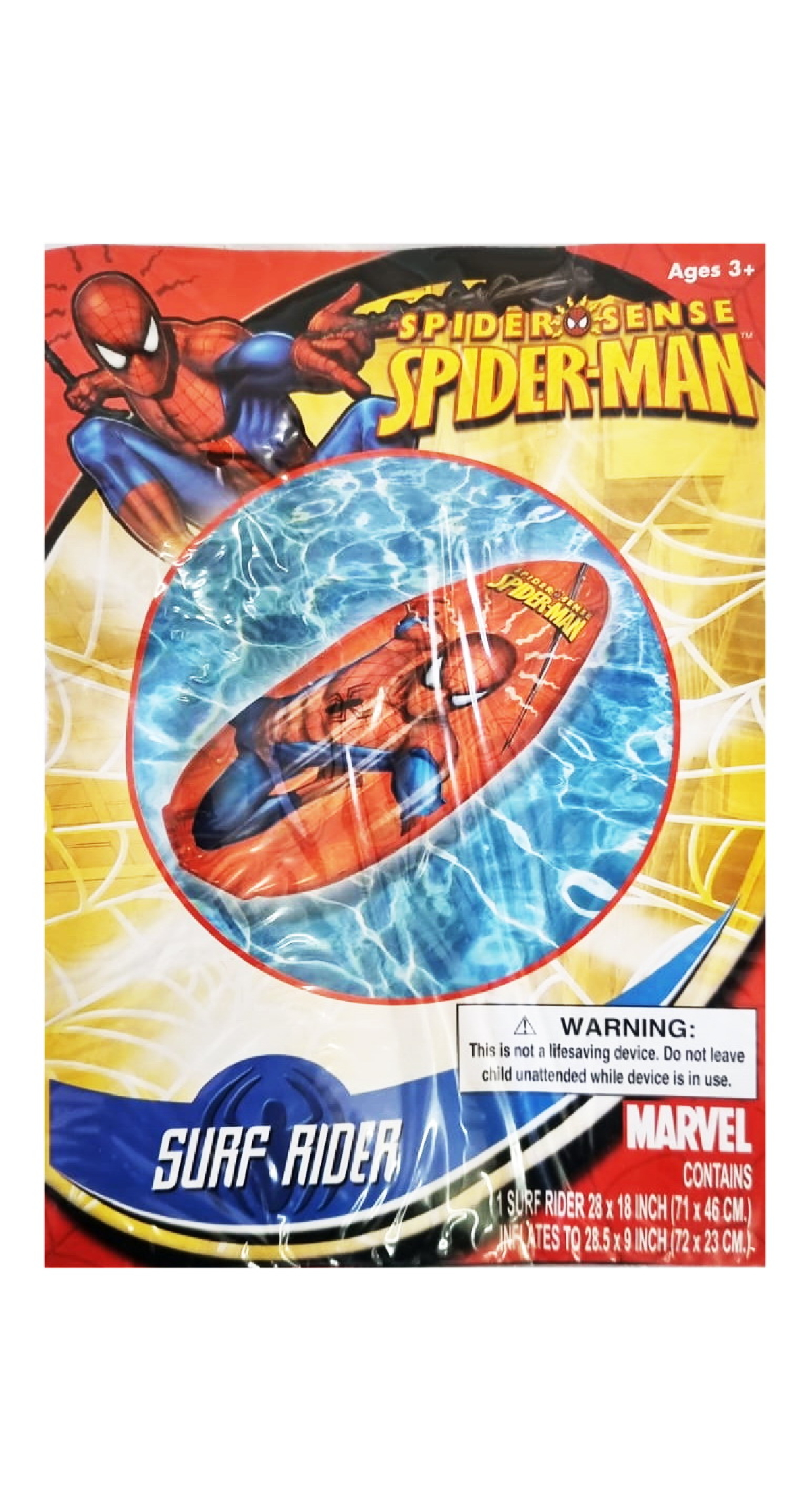 Marvel Spider-Man Surf Rider 71x46cm - For Age 3+ Years