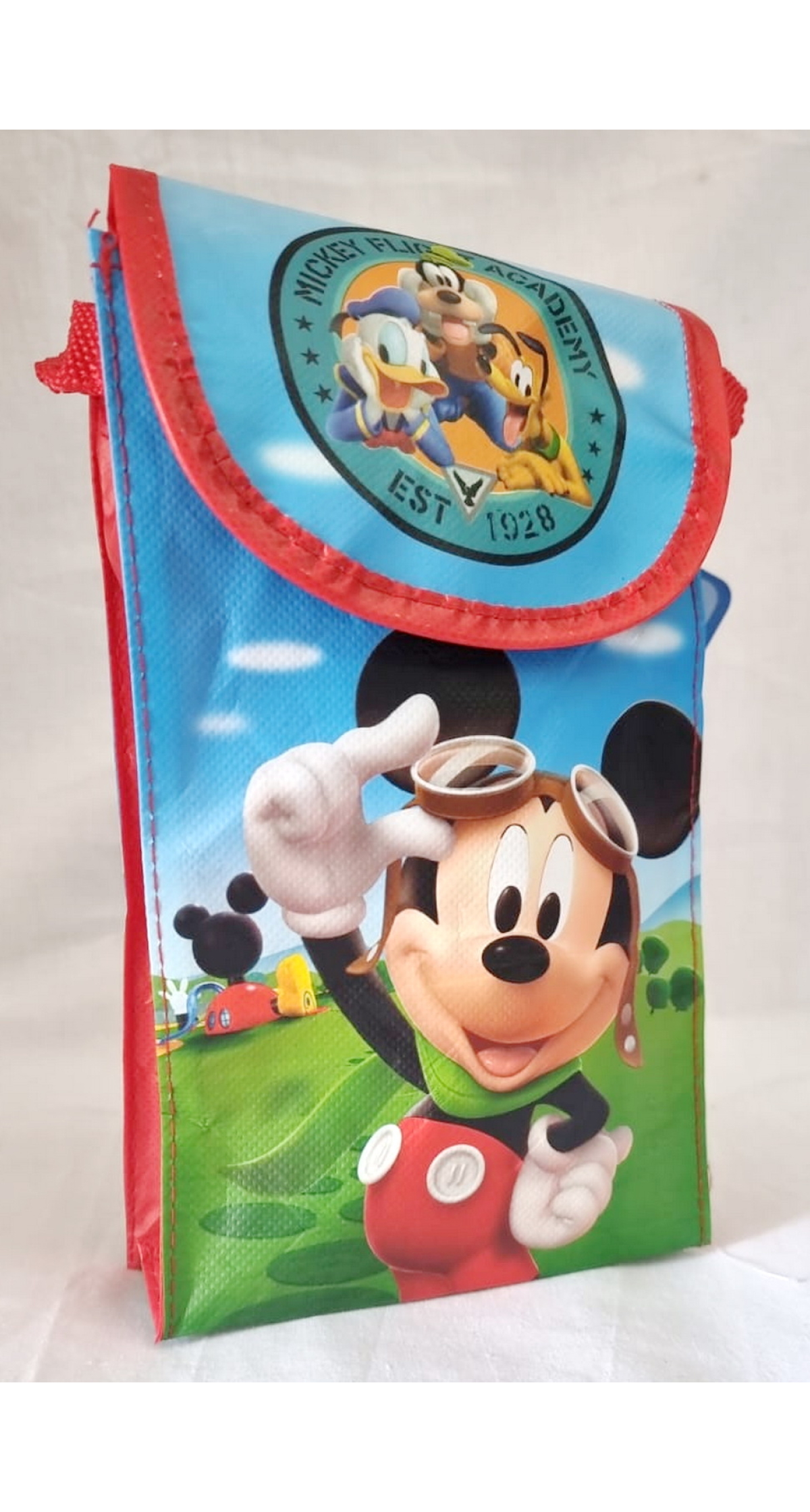 Disney Mickey Mouse Clubhouse Party Favour Bag With Flap & Handle – 25.5x15