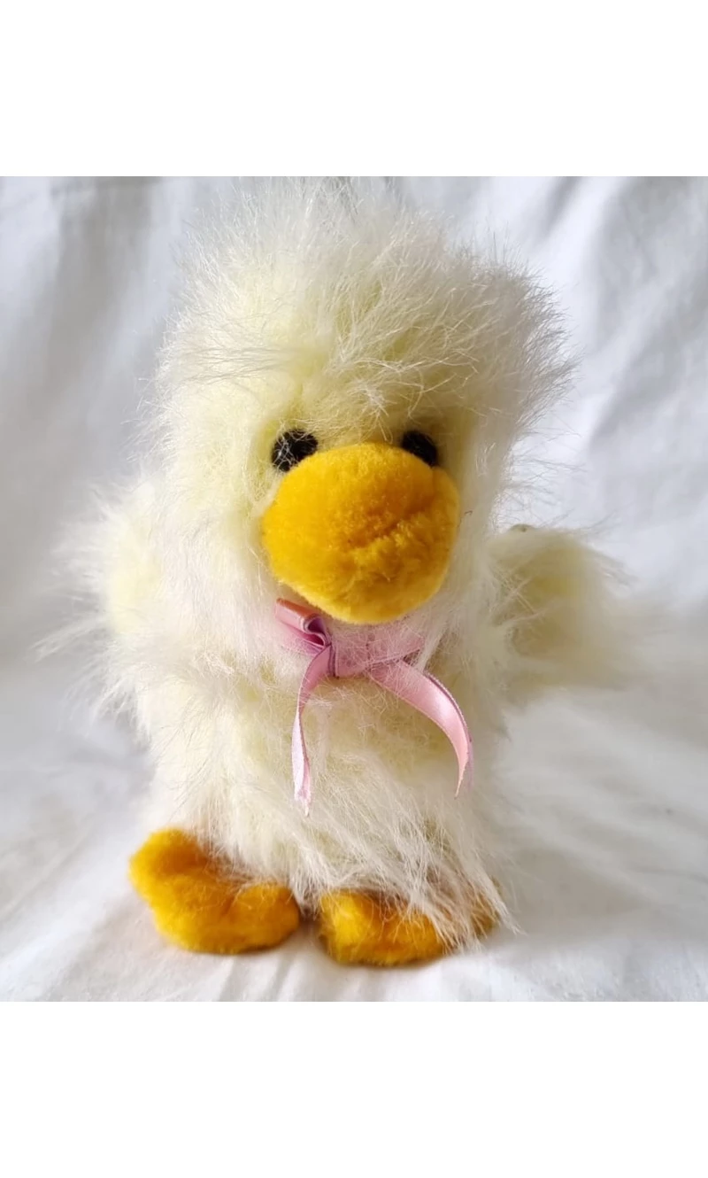 Tender Moments Baby Duck With Bow Soft Toy - 22x15cm