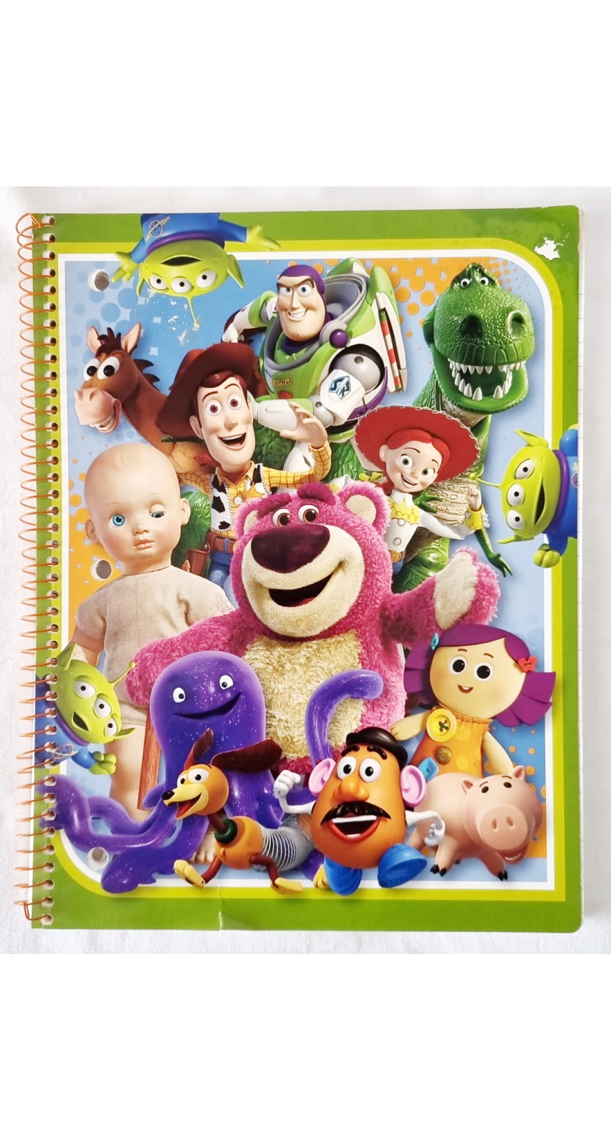 Toy Story Spiral Theme NoteBook - 20.5x26.5cm