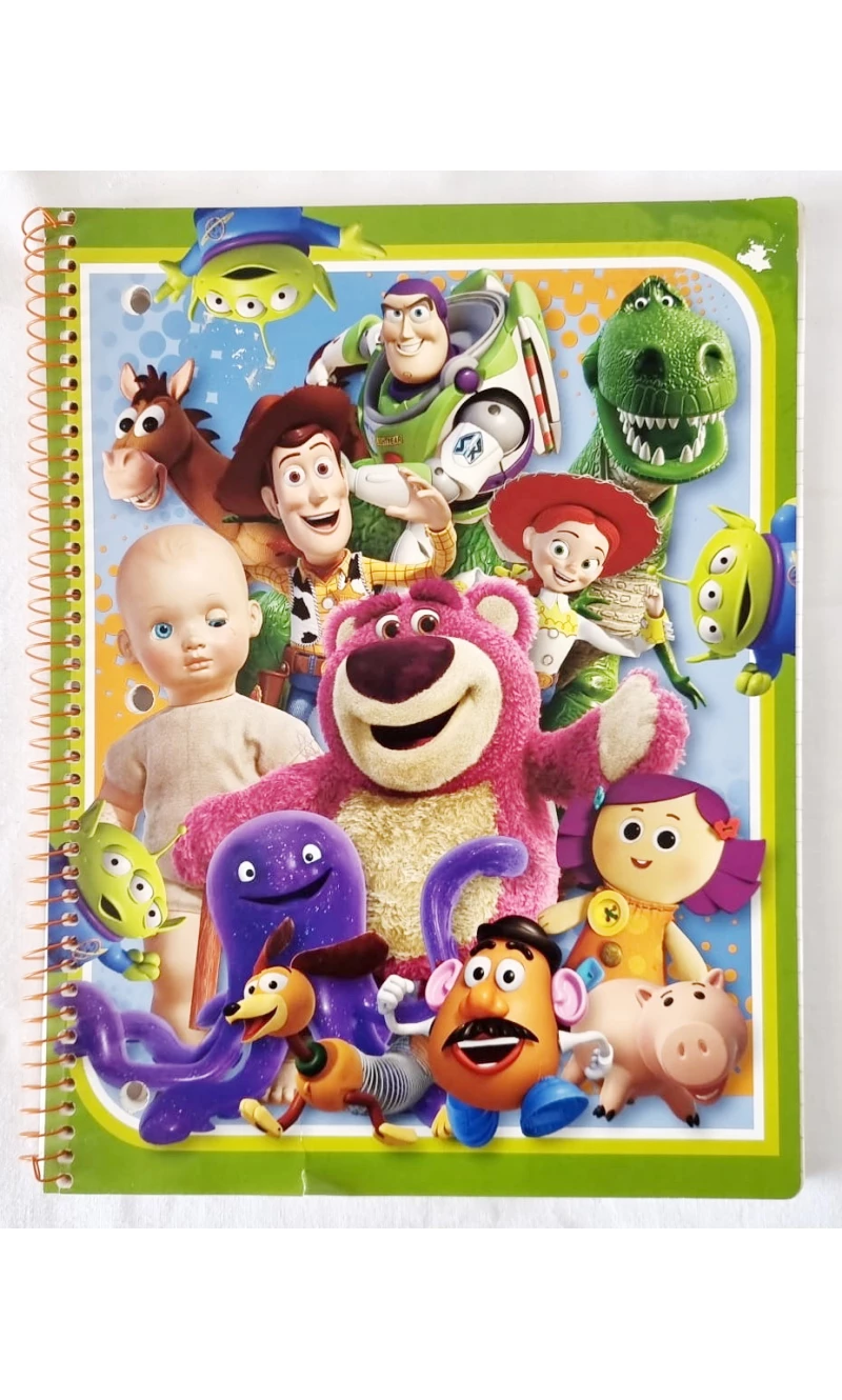Toy Story Spiral Theme NoteBook - 20.5x26.5cm