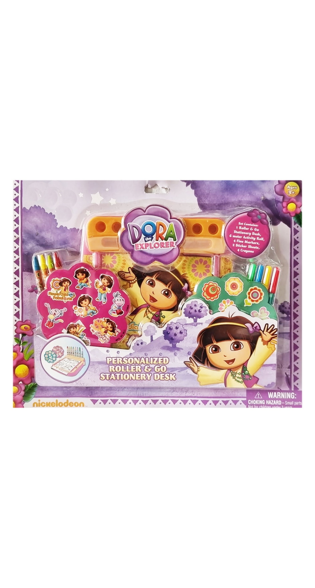 Dora The Explorer  Personalized Roller & Go Stationery Desk - For Age 3+ Years