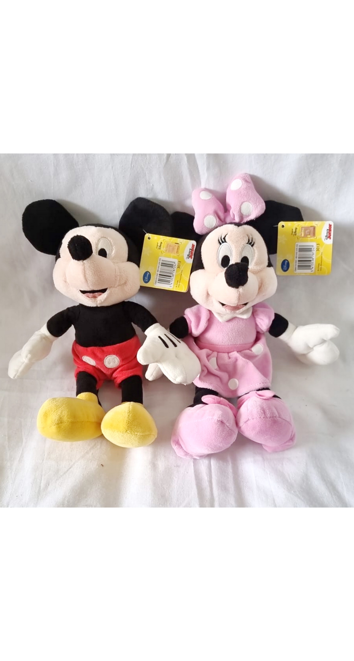 Disney Original Soft Toy (Assorted Mickey, Minnie, Pluto Characters) - 31x11cm