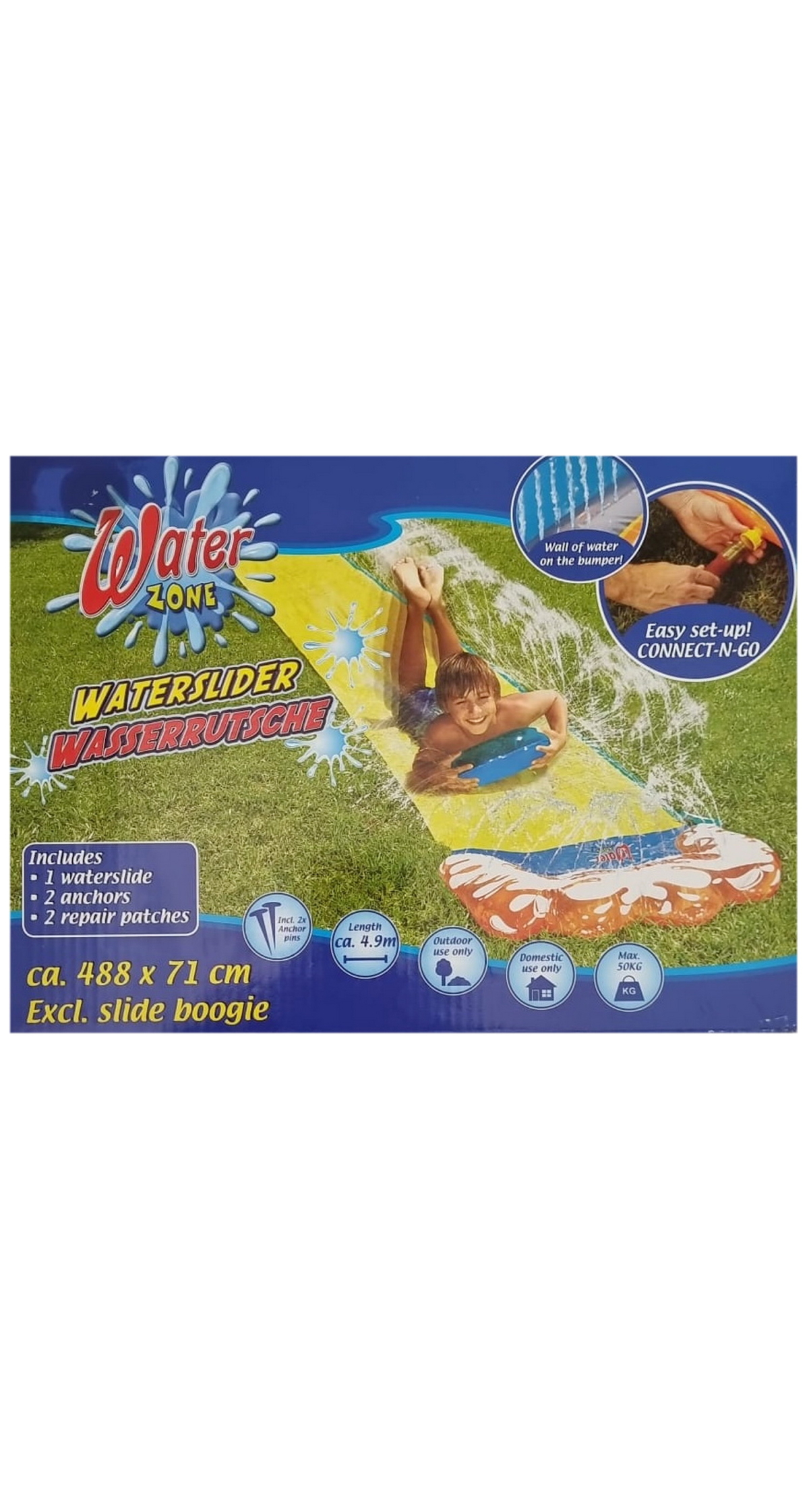 Kids Outdoors Super Fun Inflatable Water Slide (4.88m) – For Age 3+ Years
