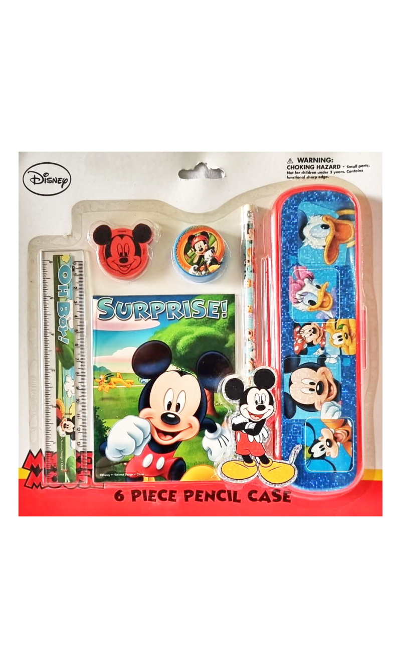 Disney Mickey Mouse Clubhouse Stationery Set 6pcs - For Age 3+ Years
