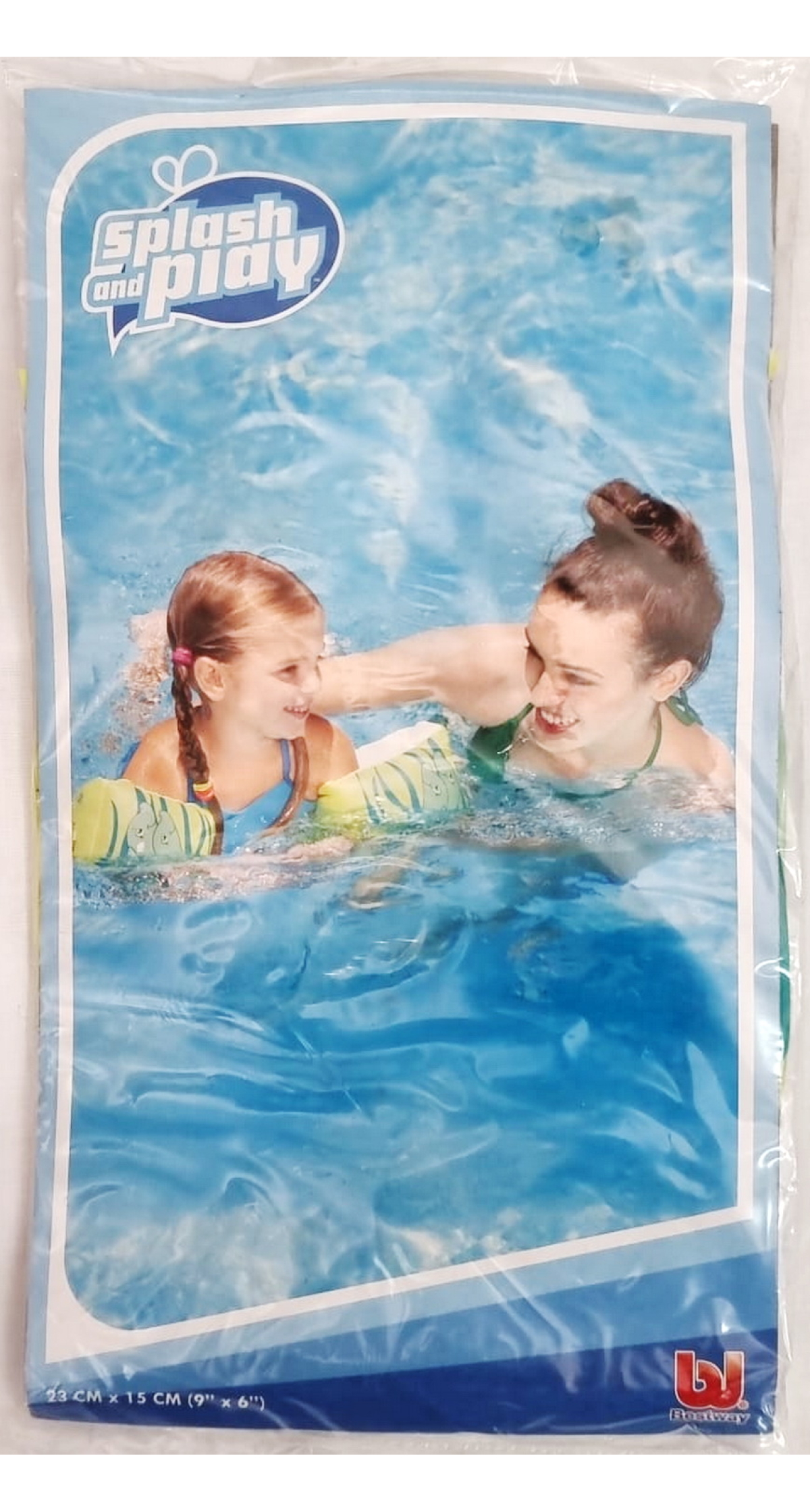 Splash & Play Inflatable Arm Bands With Dolphins 23x15cm - For Age 3-6 Years