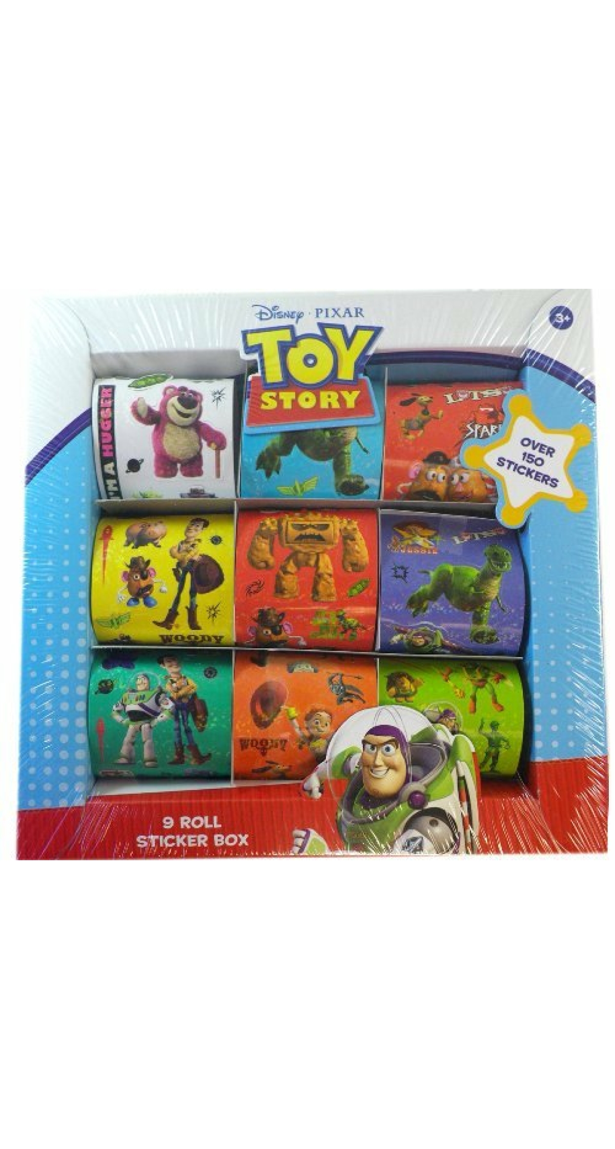 Disney Pixar Toy Story 3 - 9 Roll Sticker Box