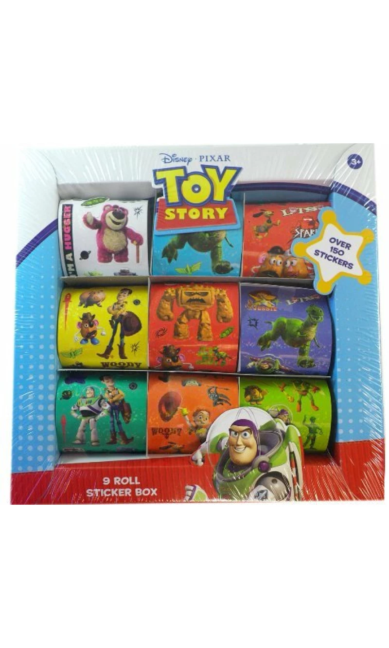 Disney Pixar Toy Story 3 - 9 Roll Sticker Box