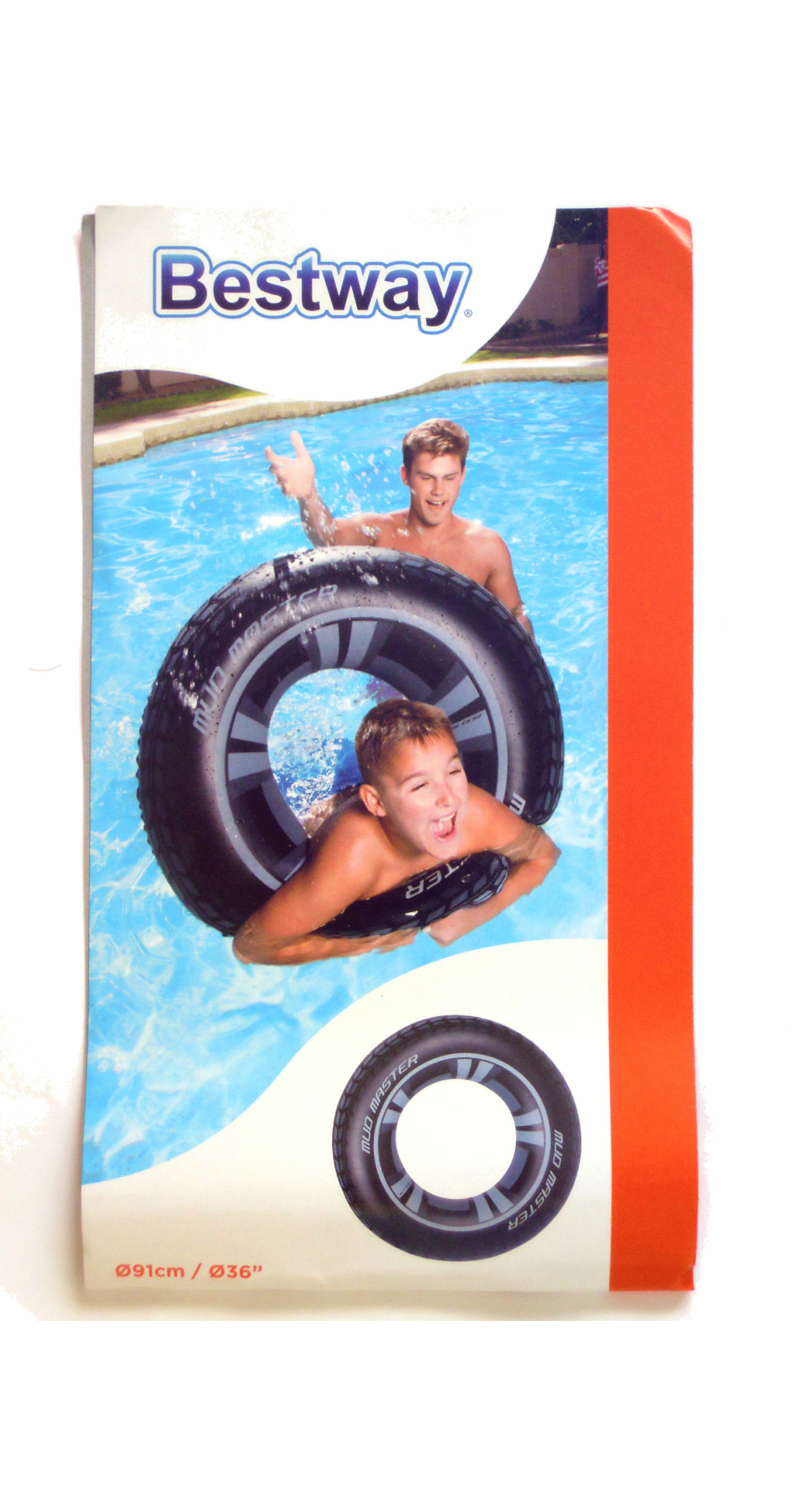 Swim Ring Car Tire 91cm - For Age 3+ Years