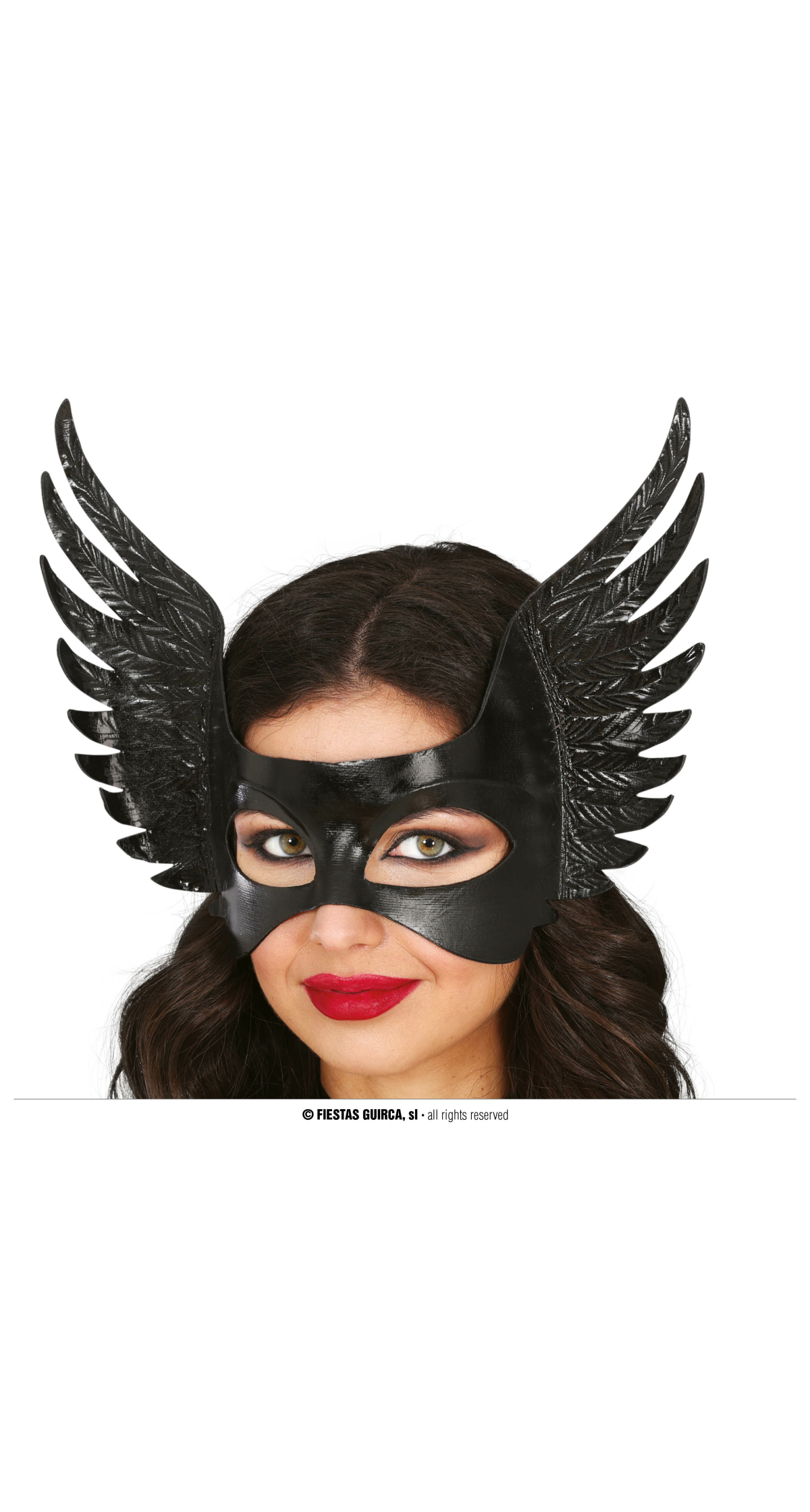 Black Mask With Wings - Adult One Size