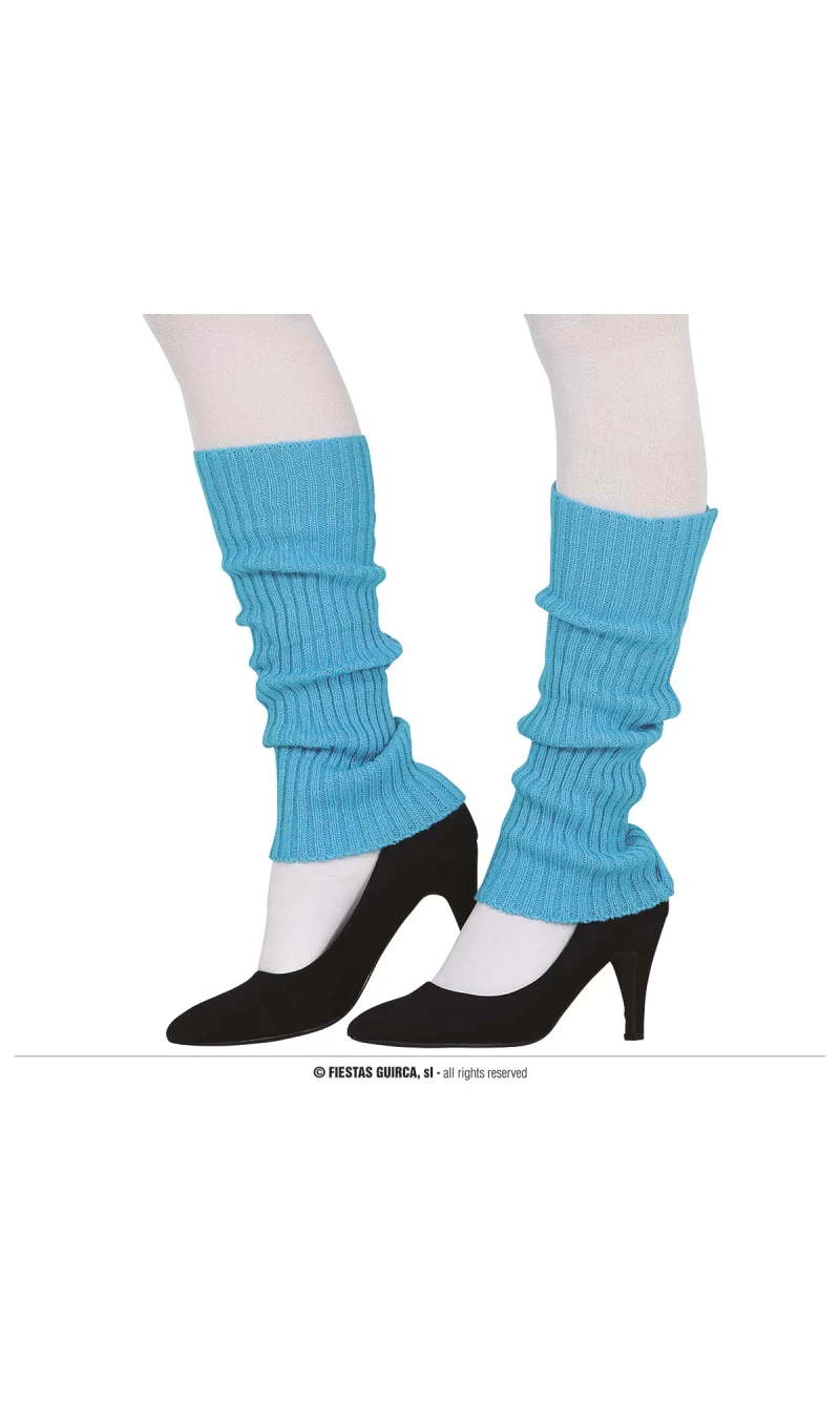 80’s Neon Blue Leg Warmers – Adult One Size