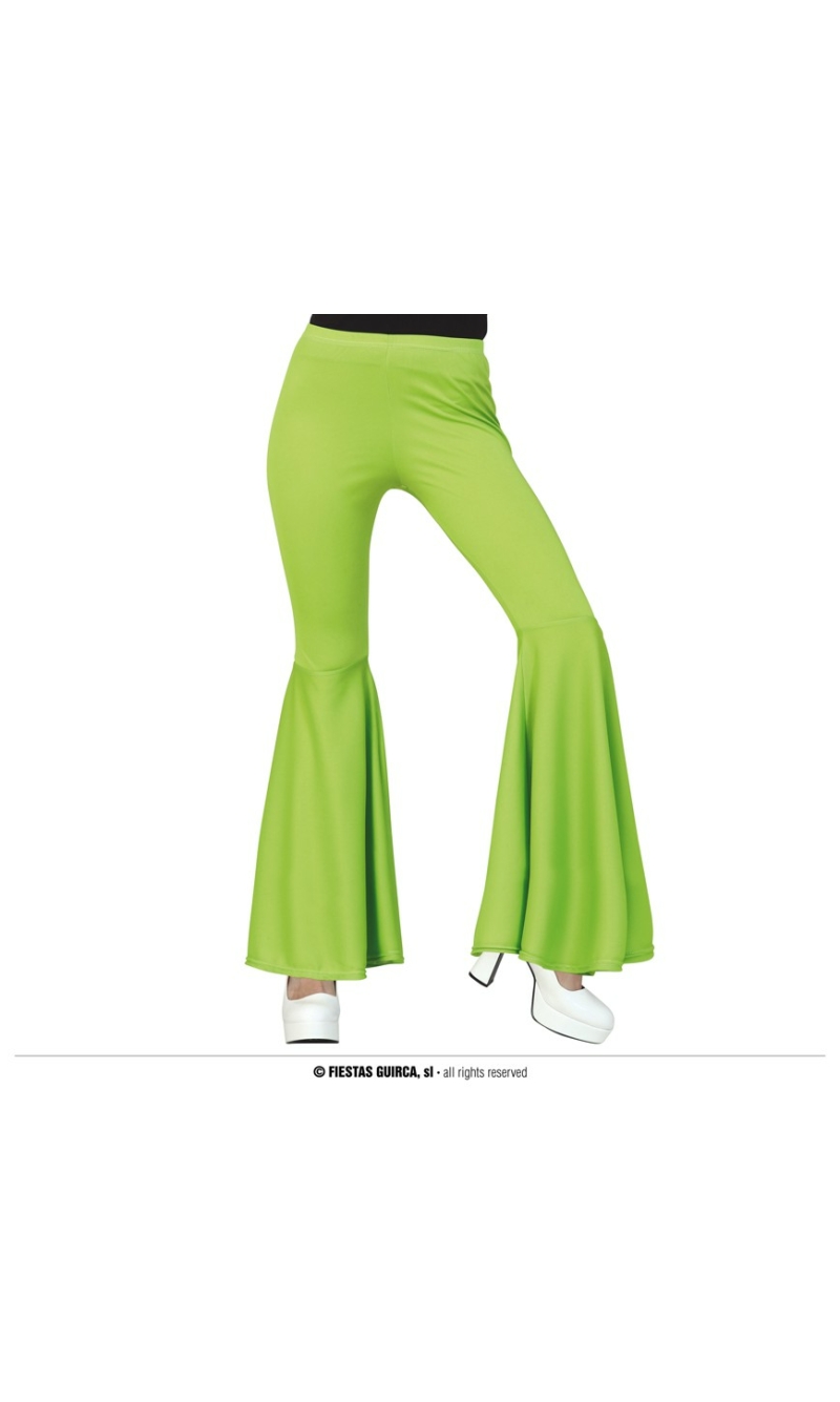 Bell Bottom Lime Green - Adult Size Large