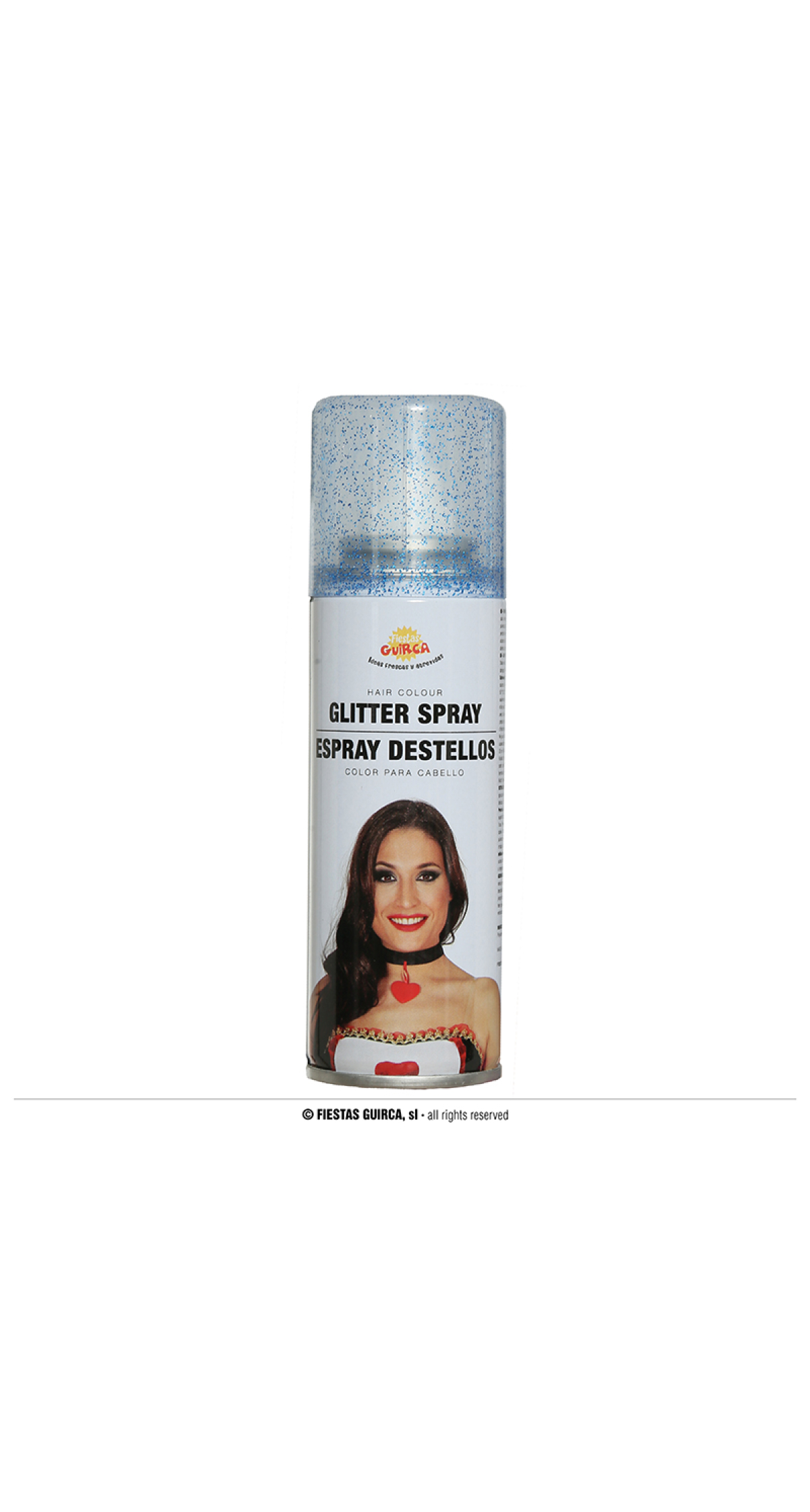 Sparkling Glitter Hair Spray 125ml - Blue
