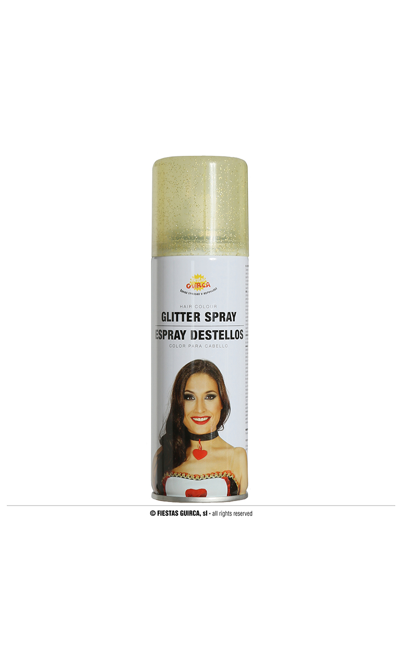 Sparkling Glitter Hair Spray 125ml - Gold
