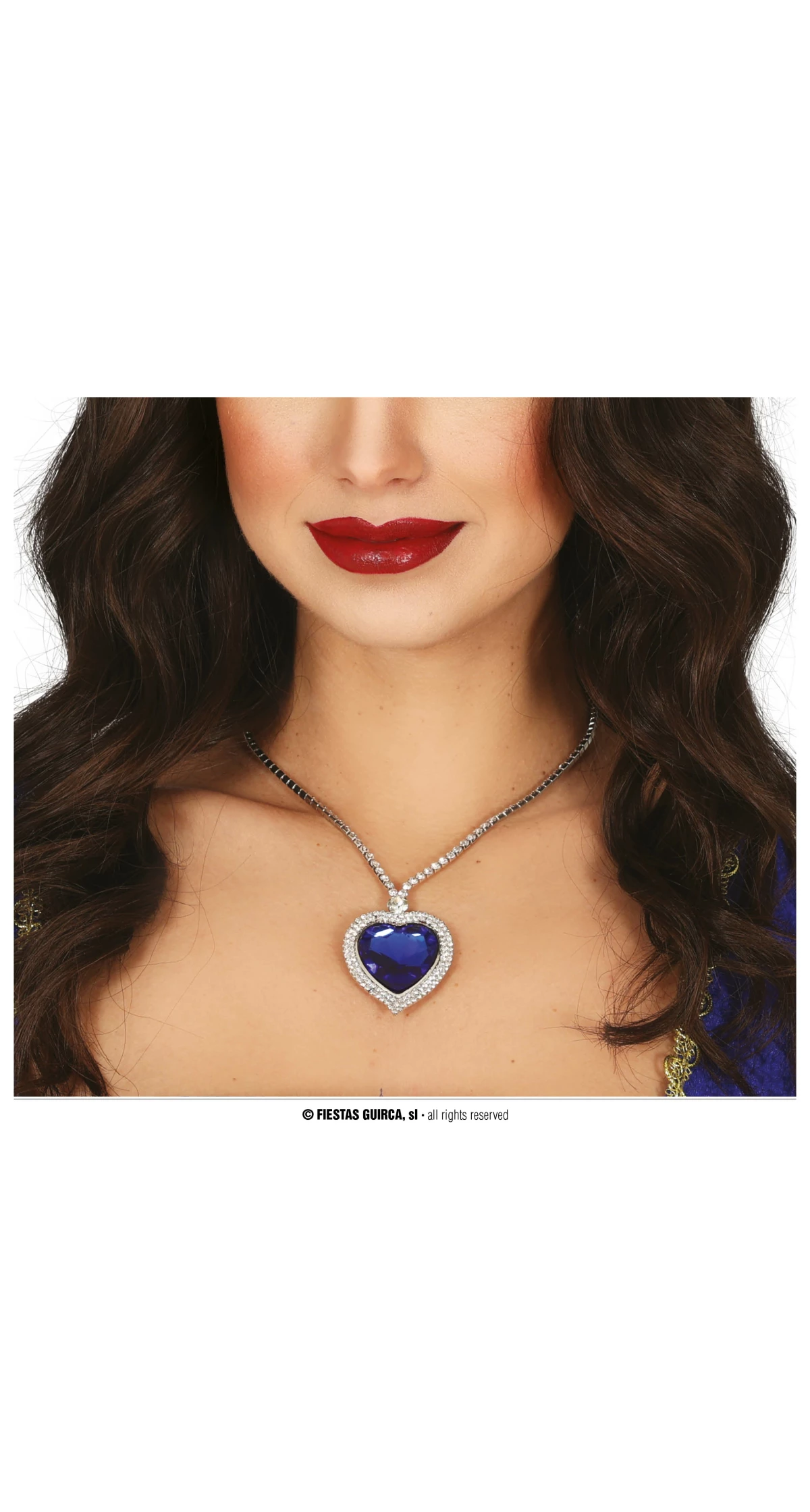 Blue Heart Necklace