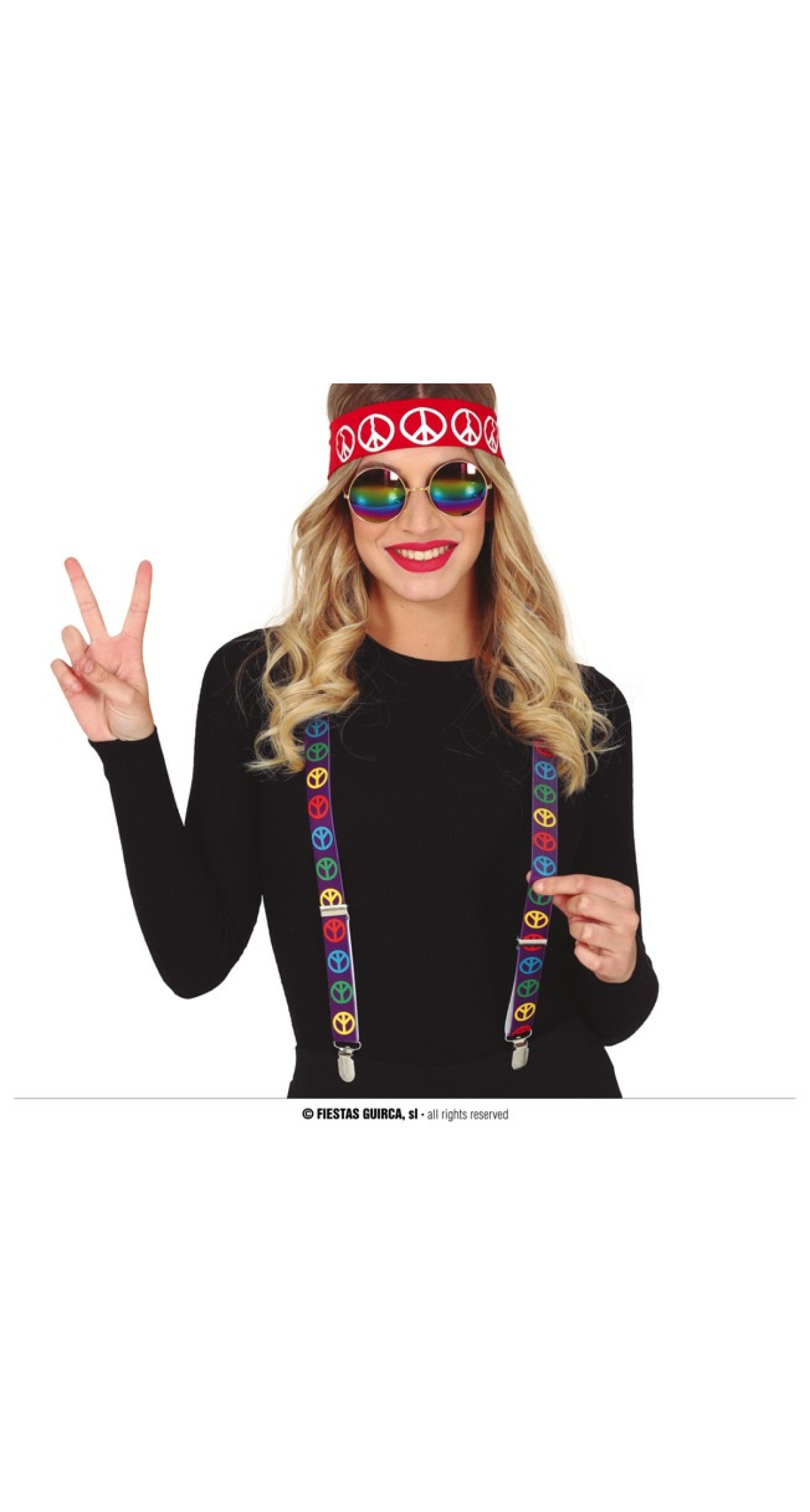 Hippie Instant Costume Set - 3pcs