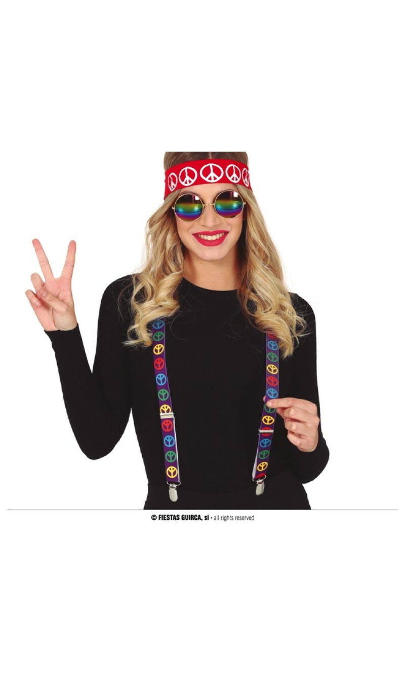 Hippie Instant Costume Set - 3pcs