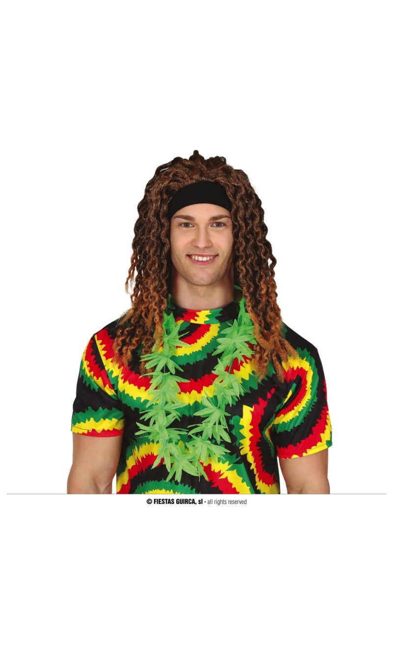 Marijuana Leaves Lei Necklace