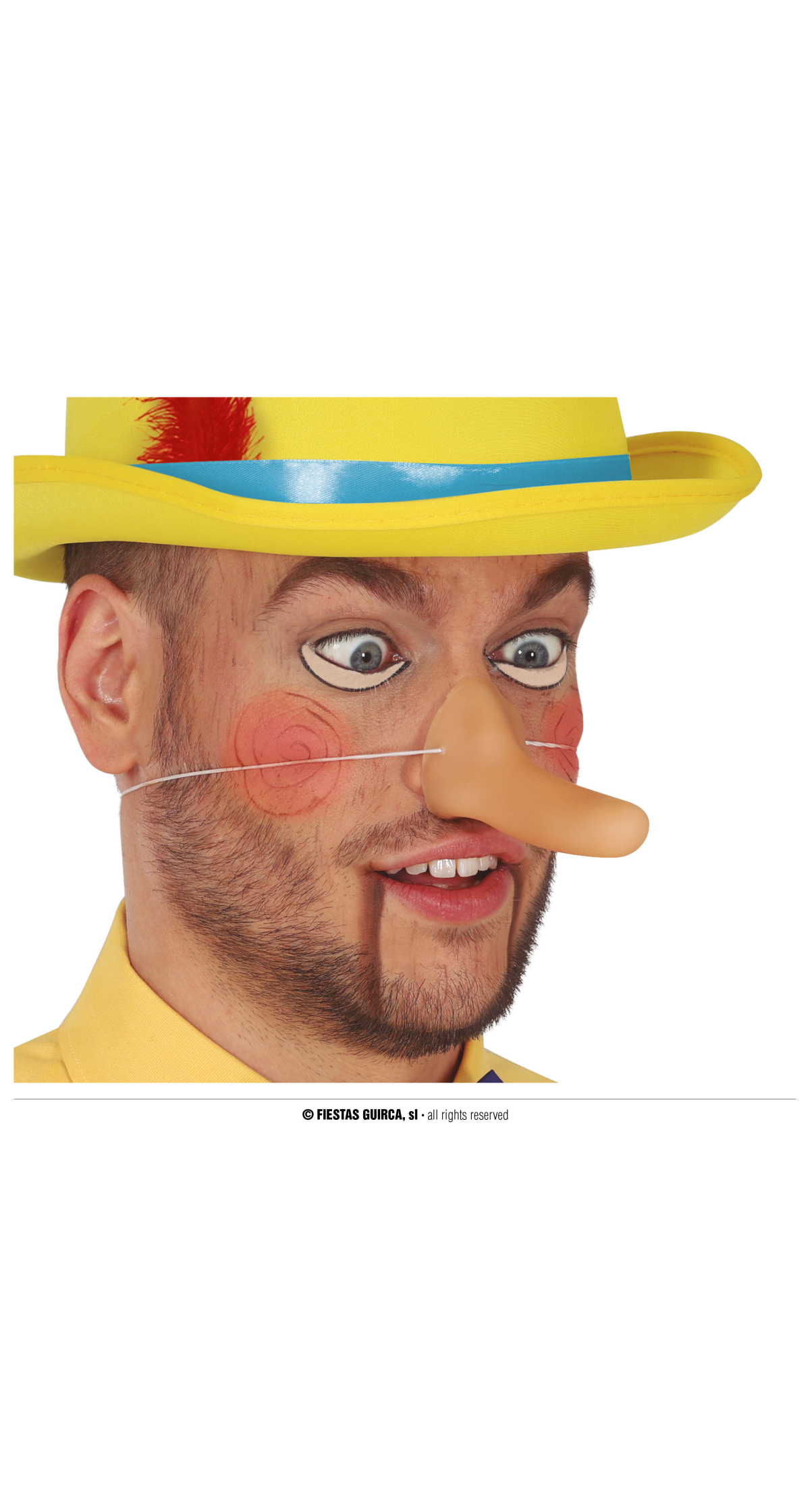 Pinocchio Latex Long Nose - 10cm