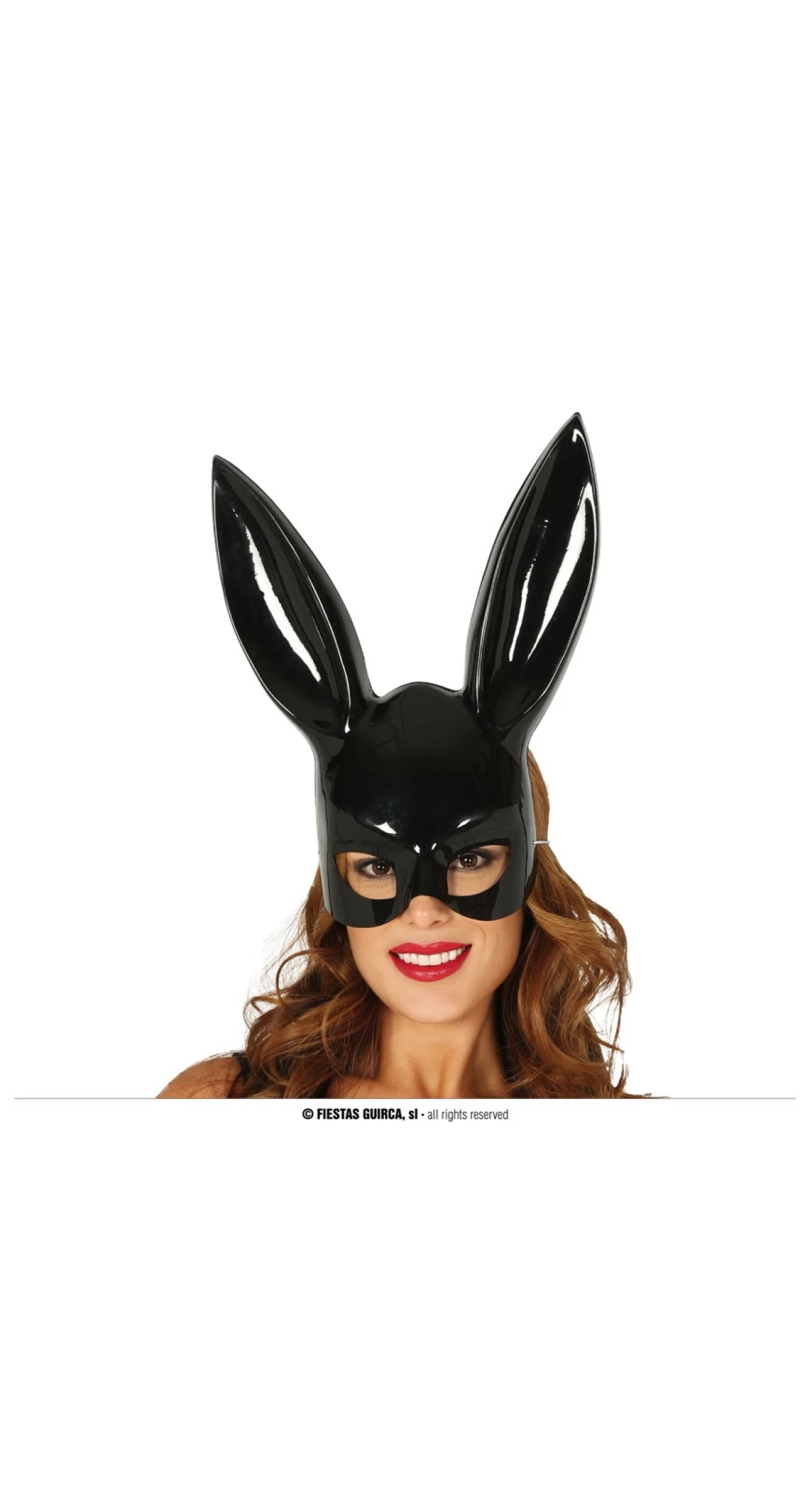 Half Face Sexy Bunny Mask - Adult One Size