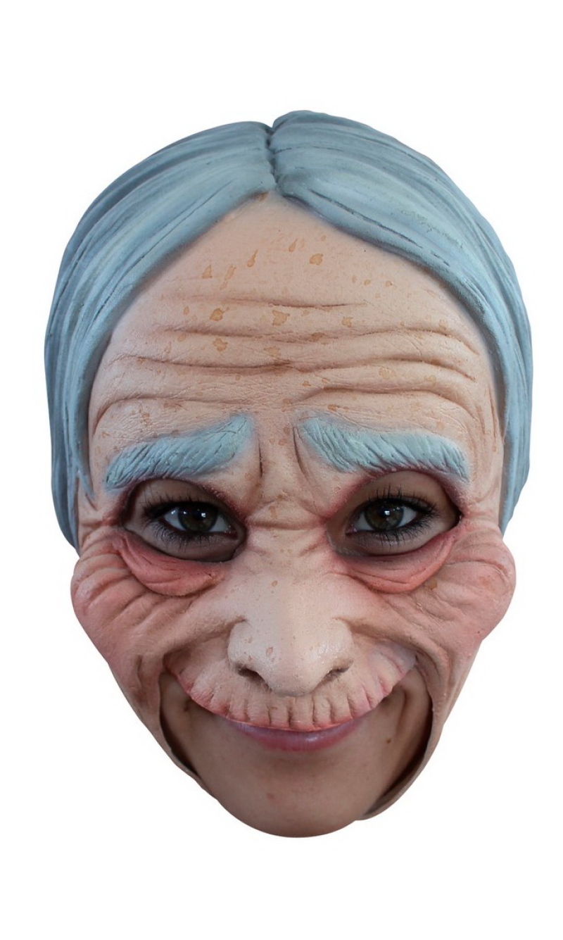 Old Lady Latex Mask (Ghoulish) - Adult One Size 