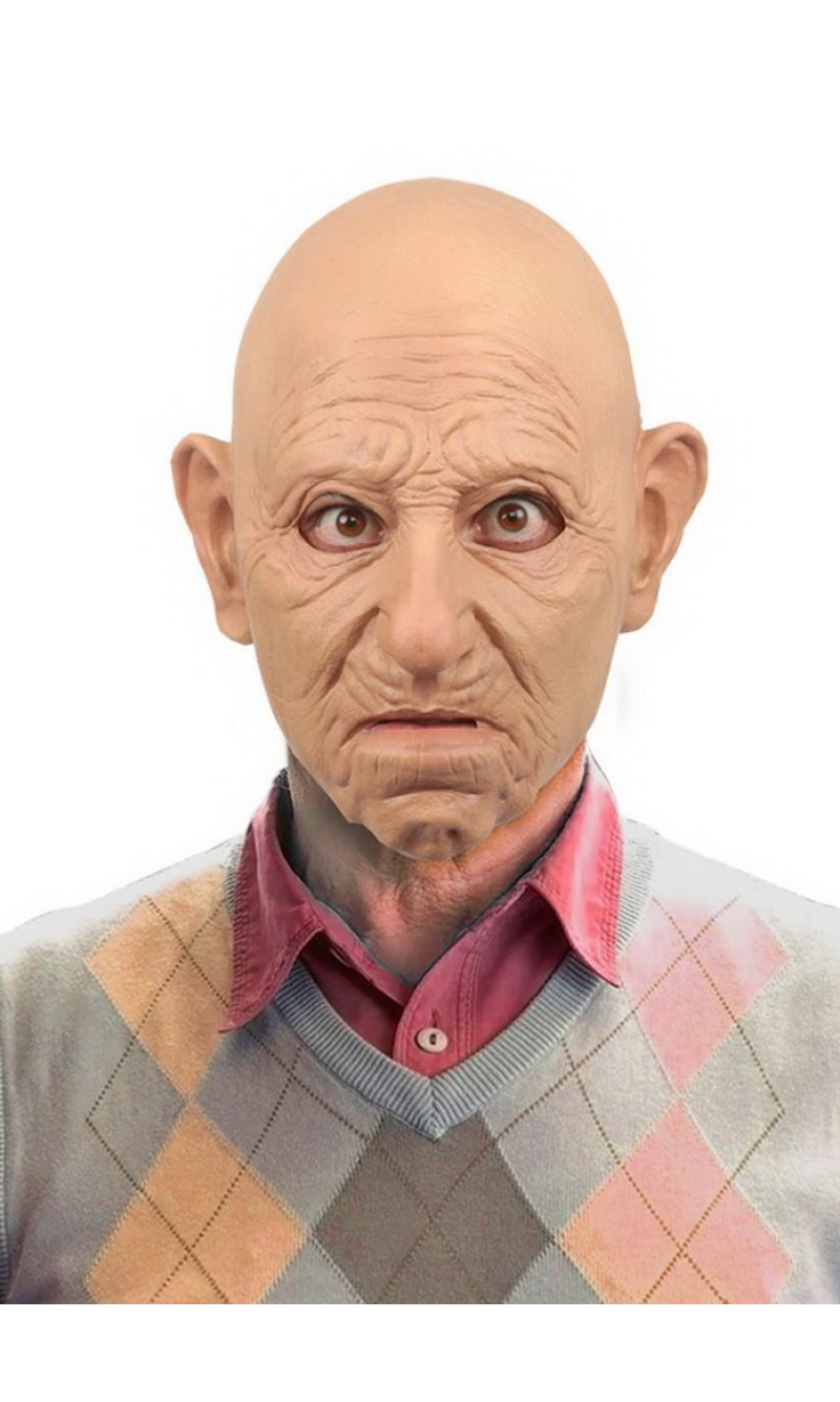 Old Man Latex Mask (Ghoulish) - Adult One Size 