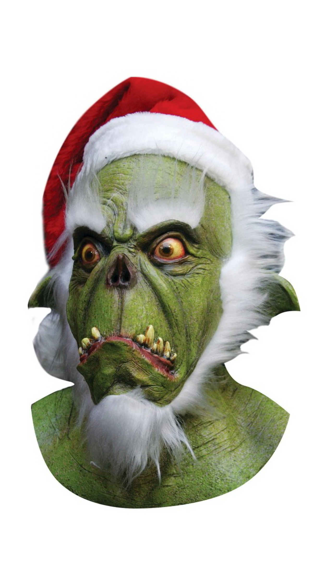 Grinch The Green Santa Latex Mask (Ghoulish) - Adult One Size