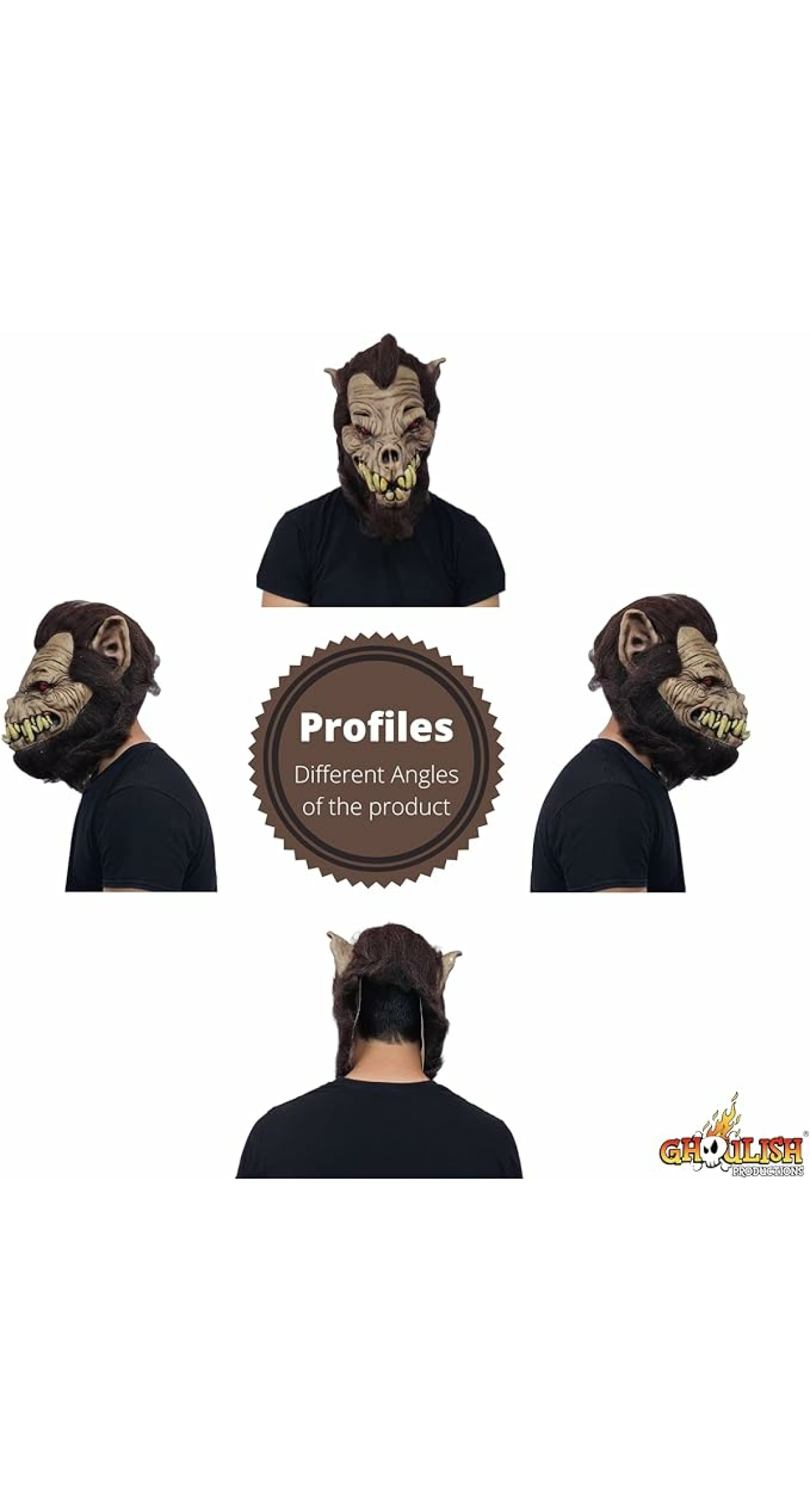 Hound Latex Mask (Ghoulish) - Adult One Size