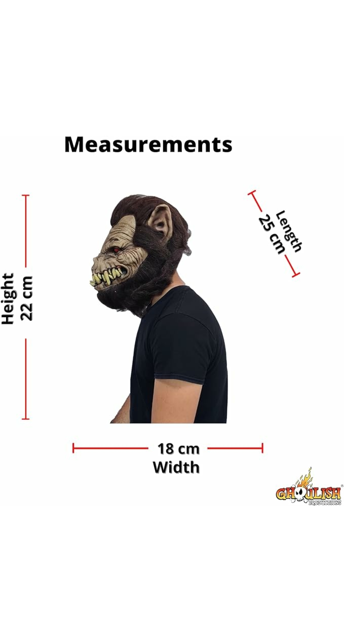 Hound Latex Mask (Ghoulish) - Adult One Size